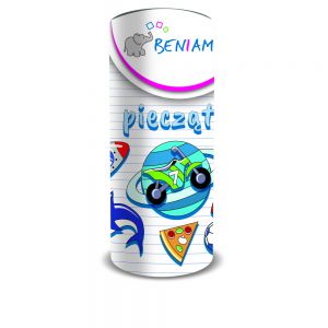 Pieczątki drewniane Beniamin Chłopięce, 12szt